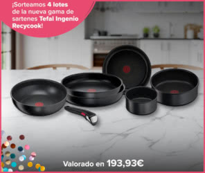 Sorteo Carrefour 4 Lotes Tefal Ingenio Recycook