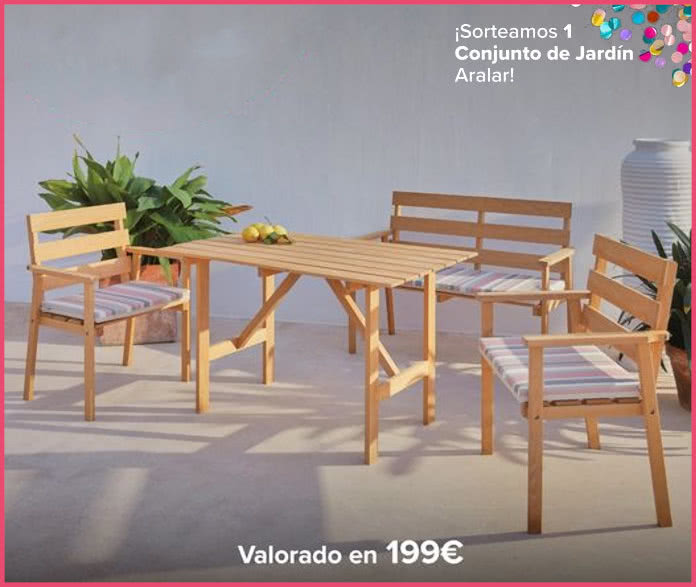 Sorteo Carrefour Set Jardin