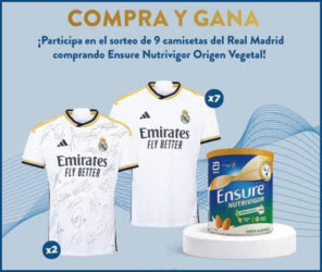 Sorteo Por Compra Ensure Vegetal Camisetas Rm