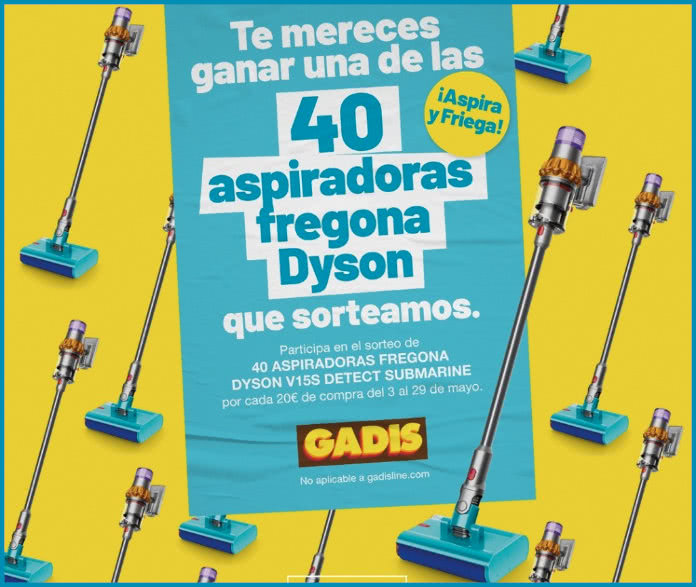Sorteo Por Compra Gadis 40 Aspiradoras Dyson