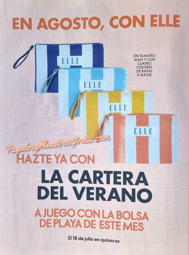 Avance Regalos Revistas Agosto 2024 Elle