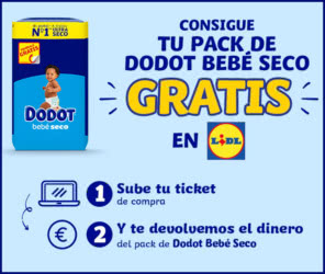 Reembolso Dodot Bebe Seco Lidl