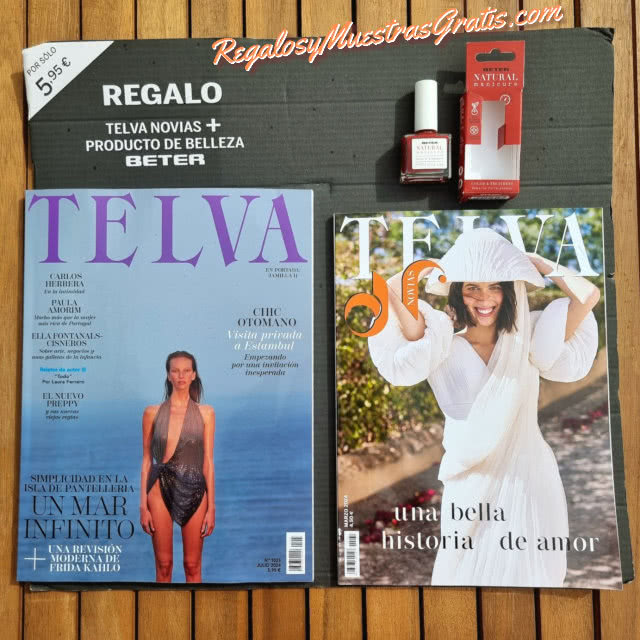 Regalos Revistas Julio 2024 Telva