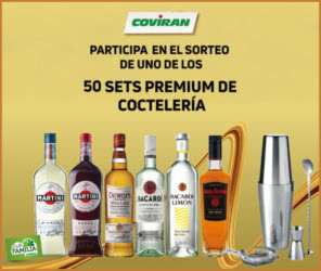 Sorteo Por Compra Coviran 50 Sets Premium Cocteleria