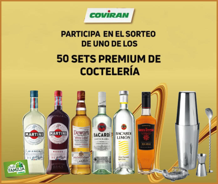 Sorteo Por Compra Coviran 50 Sets Premium Cocteleria