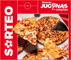 Sorteo Telepizza Jugonas 10 Pizzas