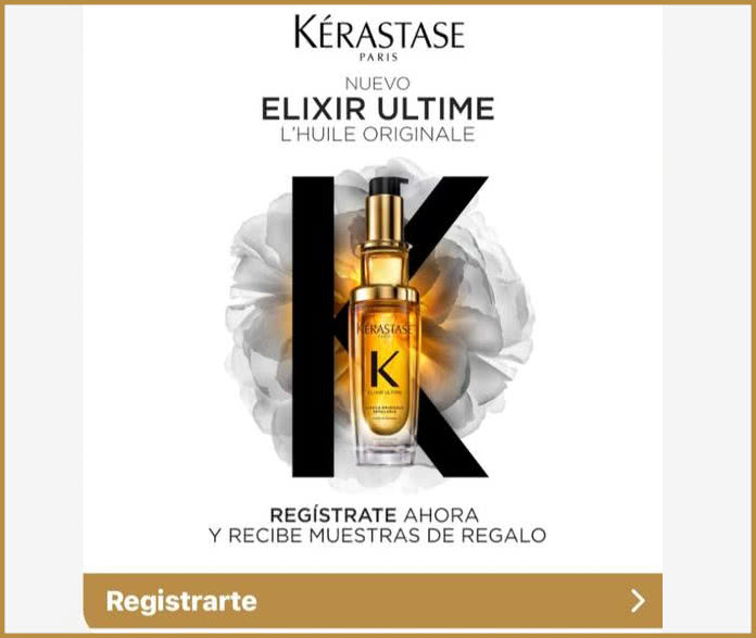 Muestras Gratis Kerastase Elixir Ultime Anuncio