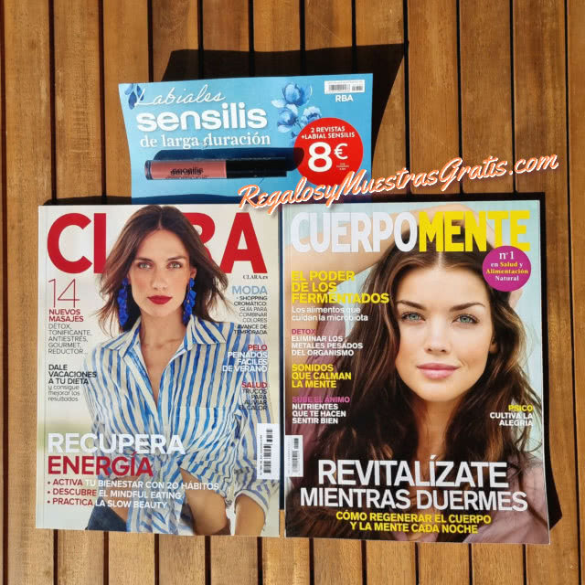 Regalos Revistas Agosto 2024 Clara