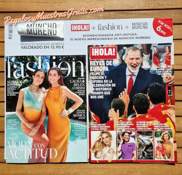 Regalos Revistas Agosto 2024 Fashion