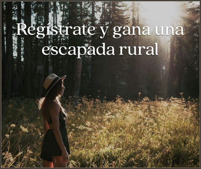 Sorteo Escapada Rural Agosto24