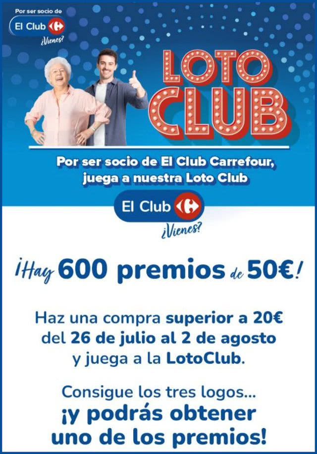 Sorteo Por Compra Carrefour Loto Club 2024 Condiciones
