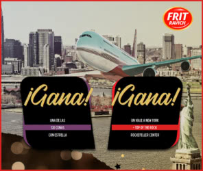 Sorteo Por Compra Frit Ravich Viaje NY y Cenas