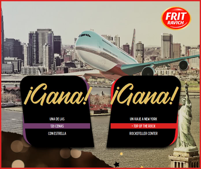 Sorteo Por Compra Frit Ravich Viaje NY y Cenas