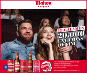 Sorteo Por Compra Mahou Supermercados Dia 20000 Entradas Cine