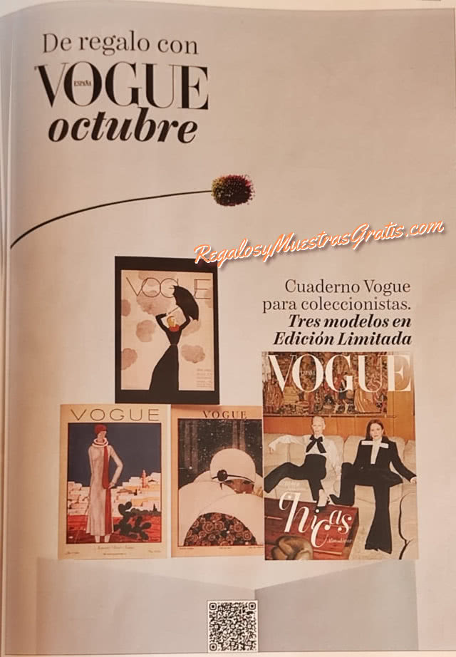 Avance Regalos Revistas Octubre 2024 Vogue