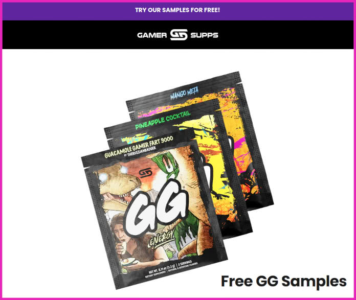 Muestras Gratis Gamer Supps Bebidas Energeticas Para Gamers
