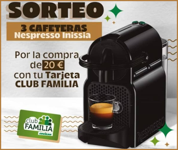 Sorteo Por Compra Coviran 3 Nespresso