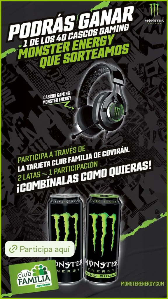 Sorteo Por Compra Coviran Monster Cascos Gaming
