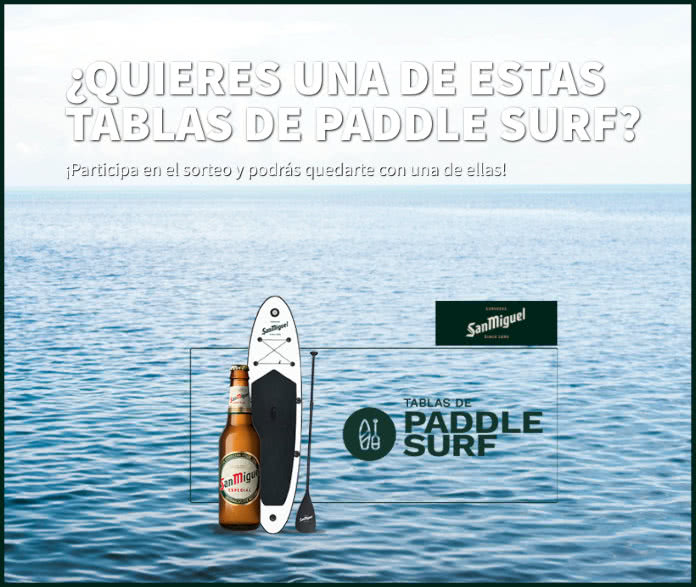 Sorteo Por Compra San Miguel Tablas Paddle Surf