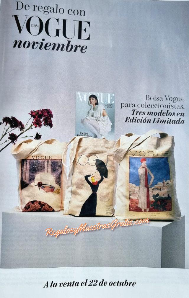 Avance Regalos Revistas Noviembre 2024 VogueAvance Regalos Revistas Noviembre 2024 Vogue