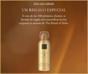 Gratis Rituals 100 Lociones Mousse Merh