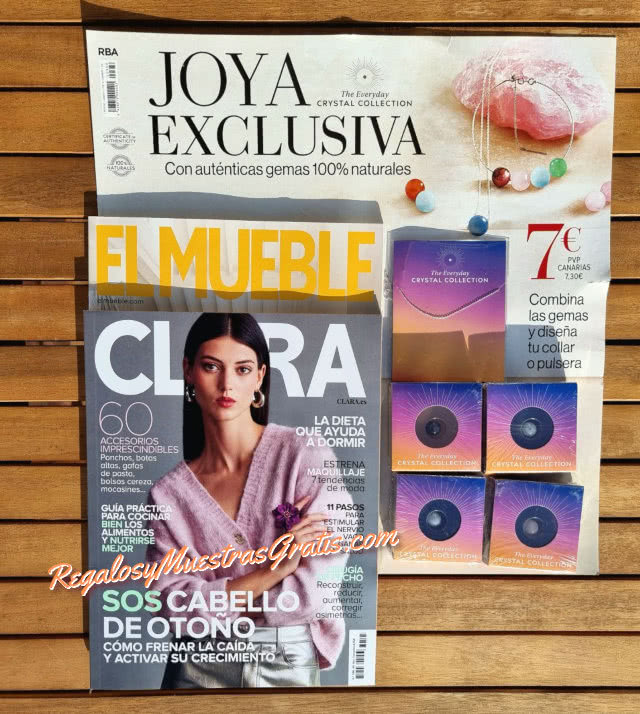 Regalos Revistas Octubre 2024 Clara