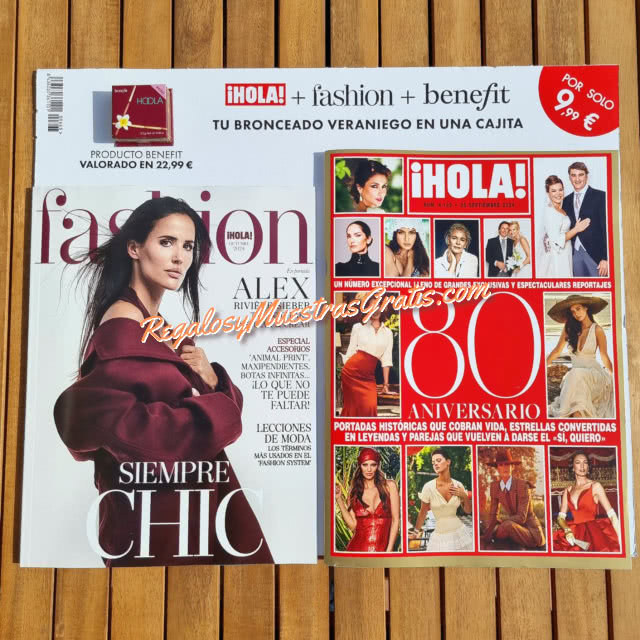 Regalos Revistas Octubre 2024 Fashion