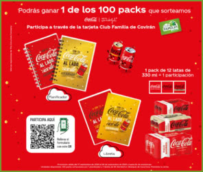 Sorteo Por Compra Coviran Coca Cola 100 Packs