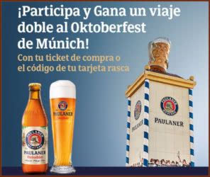 Sorteo Por Compra Paulaner Oktoberfest