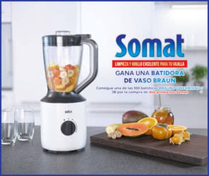 Sorteo Por Compra Somat 100 Batidoras Vaso Braun