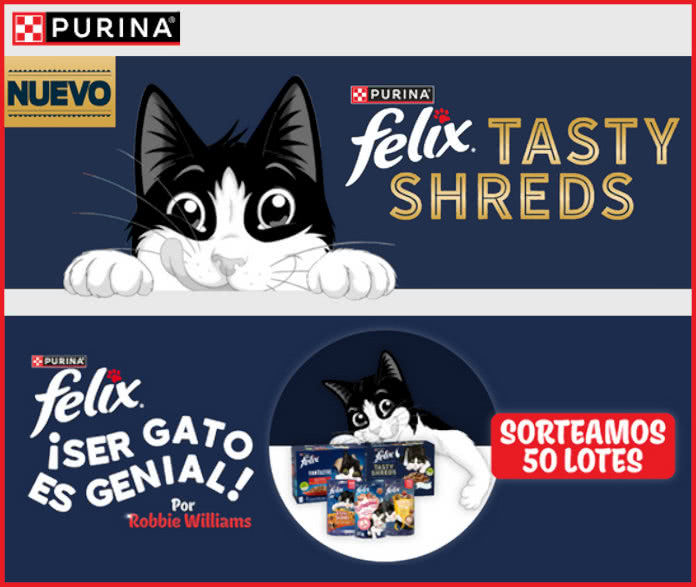 Sorteo Purina Felix 50 Tasty Shreds