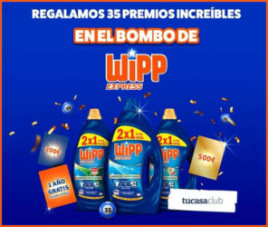 Sorteo Wipp Express 35 Premios