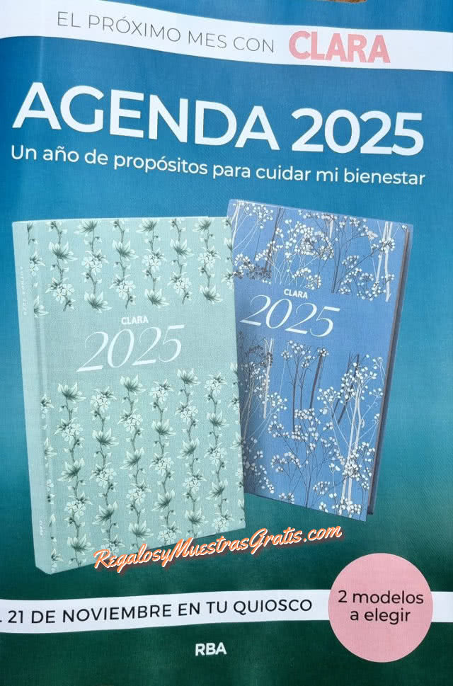 Avance Regalos Revistas Diciembre 2024 Clara Agendas