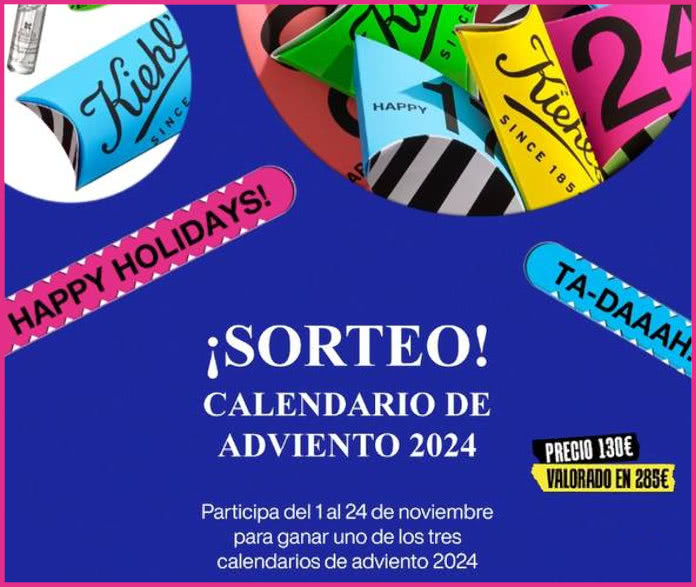 Sorteo Kiehls Calendario Adviento