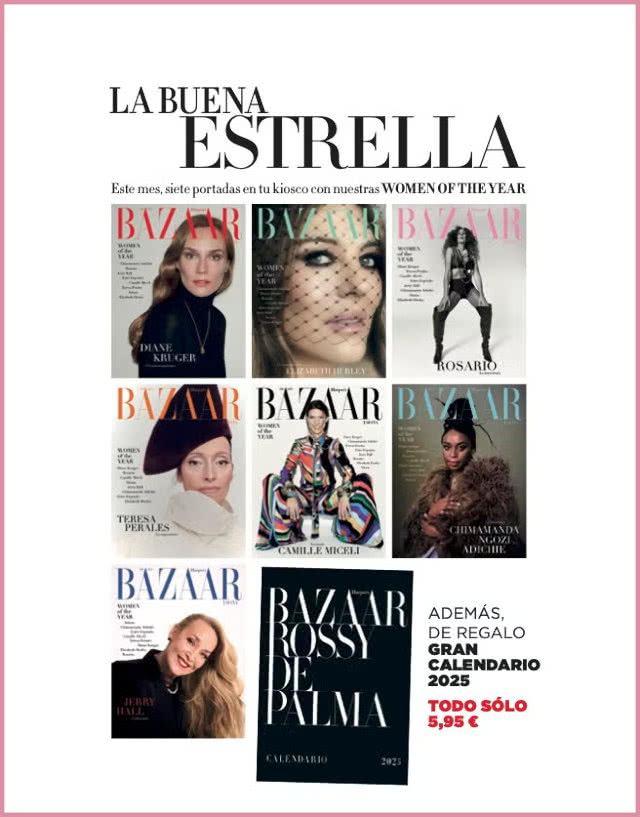 Avance Regalos Revistas Diciembre 2024 Harpers Bazaar