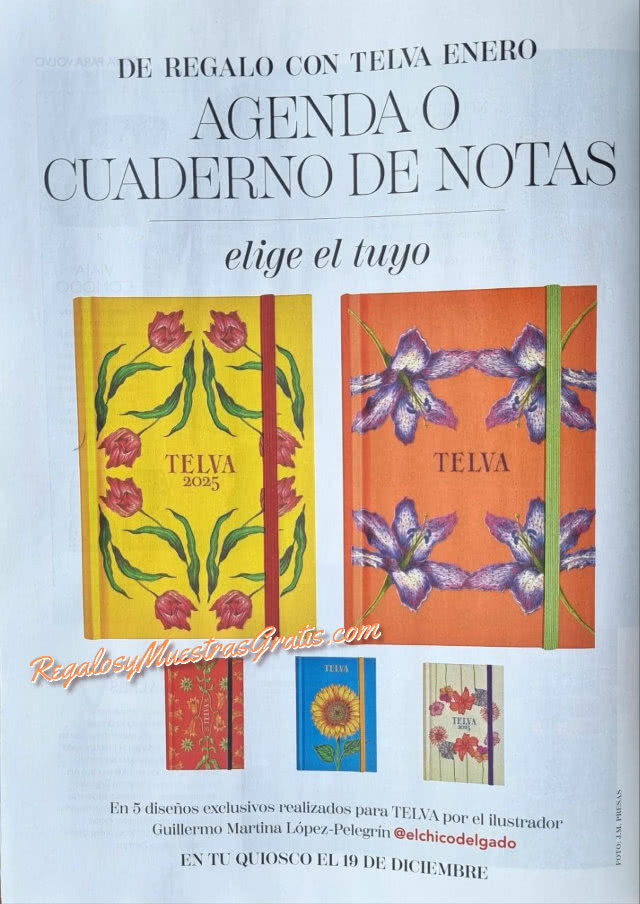 Avance Regalos Revistas Enero 2025 Telva