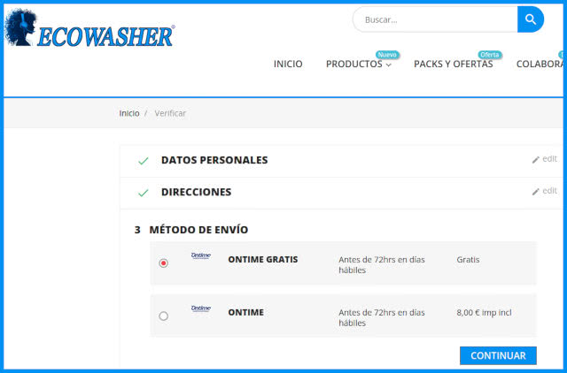 Muestras Gratis Ecowasher Detergente Formulario Transporte