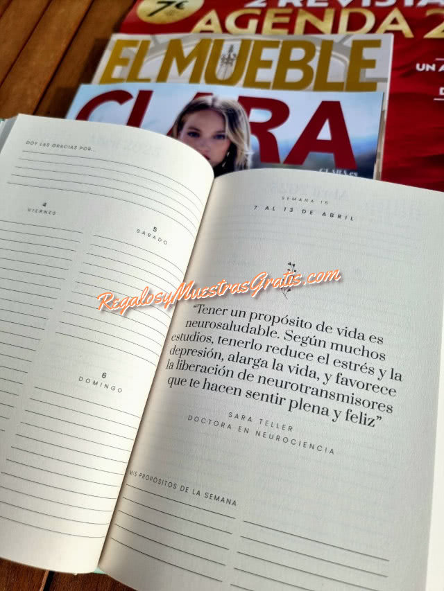 Regalos Revistas Diciembre 2024 Clara Agenda Interior