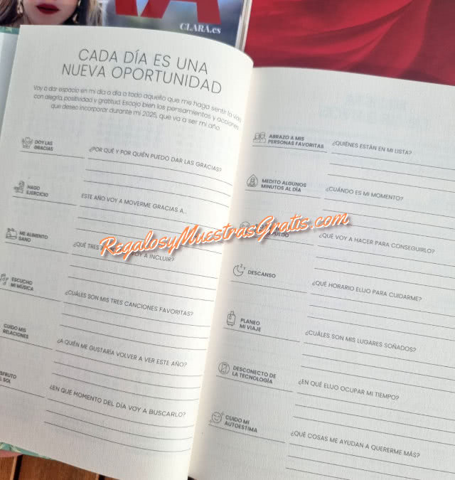 Regalos Revistas Diciembre 2024 Clara Agenda