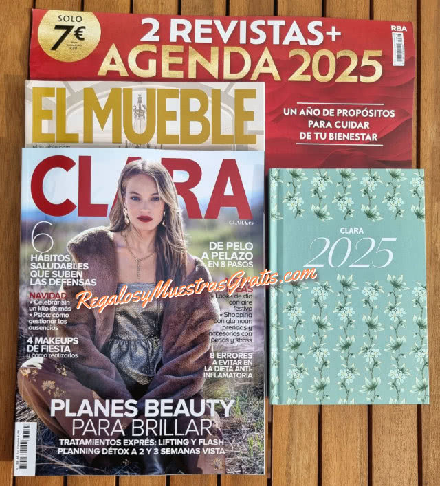 Regalos Revistas Diciembre 2024 Clara