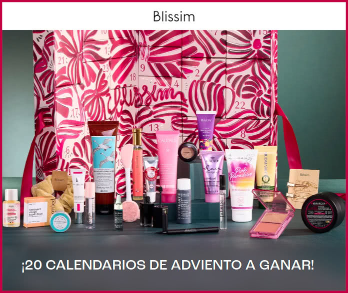 Sorteo Blissim 20 Calendarios Adviento