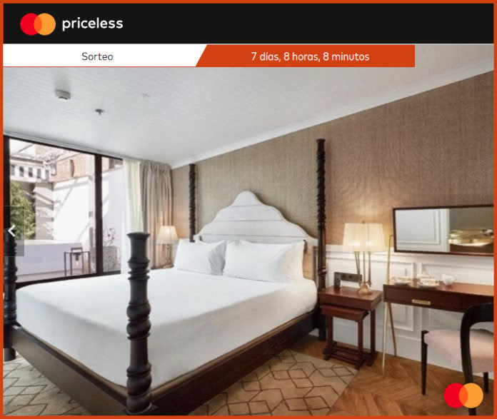 Sorteo Mastercard Estancia Bless Hotel