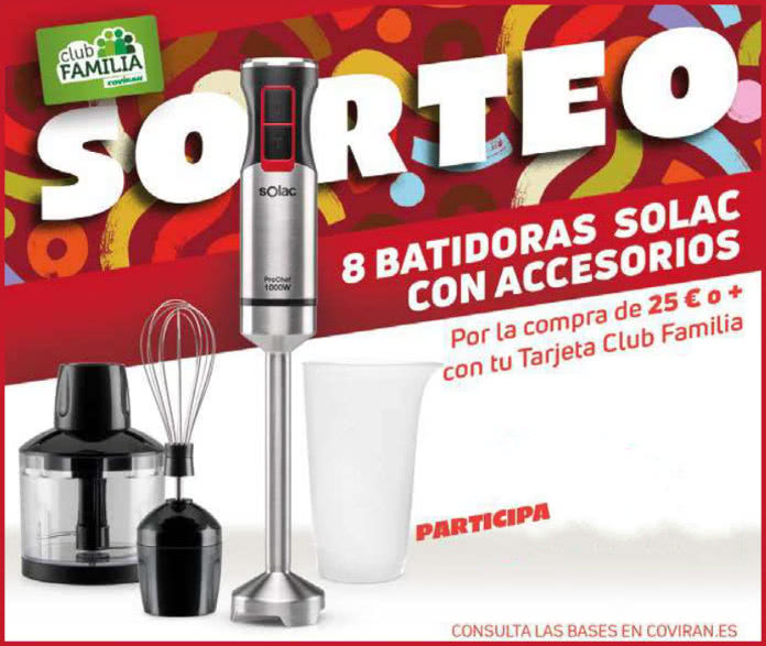 Sorteo Por Compra Coviran 8 Batidoras Solac