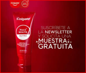 Muestras Gratis Colgate Max White Ad