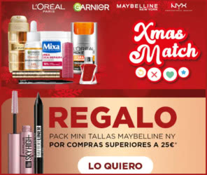 Regalo Por Compra Primor Loreal Pack Mini Tallas Maybelline NY
