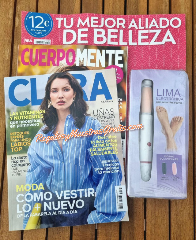 Regalos Revistas Marzo 2025 Clara