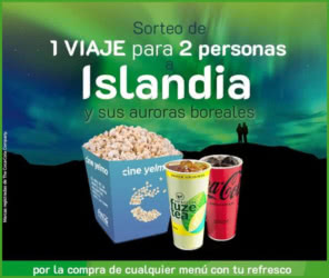 Sorteo Por Compra Coca Cola Yelmo Viaje Islandia