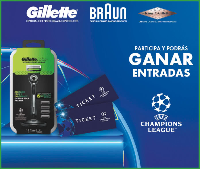 Sorteo Por Compra Gillette Braun Entradas Champions League