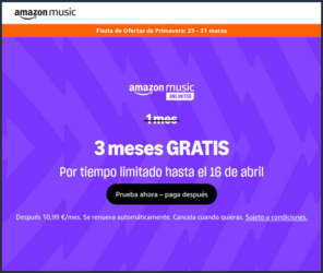 Gratis Amazon Music 3 Meses