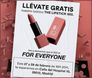 Muestras Gratis 3ina The Lipstick 503
